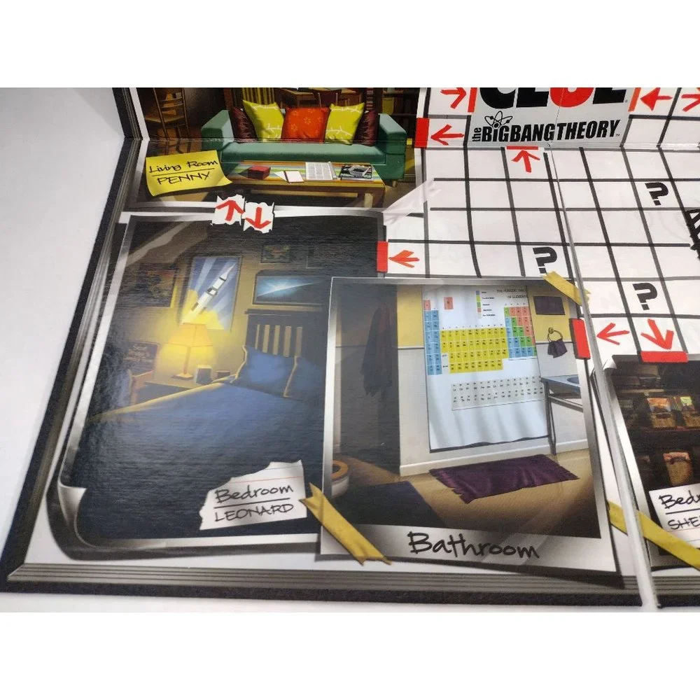 Clue The Big Bang Theory Edition Hasbro 2013 Mystery Board Game Complete